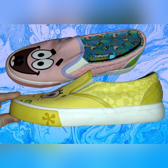 SpongeBob SquarePants Size 6 Slip On Shoes - Picture 2 of 7